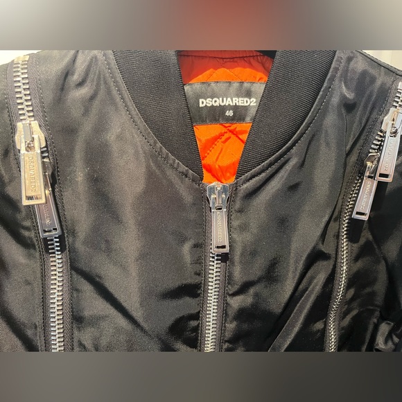 Dsquared2 Nylon Bomber Jacket/Flight jacket/Pilot jacket/Motorcycle Jacket - Picture 3 of 8